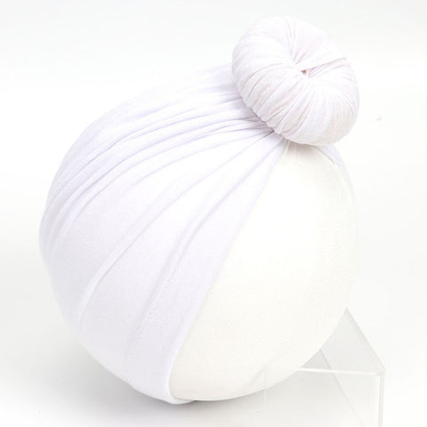 Pure White (Doughnut Turban)