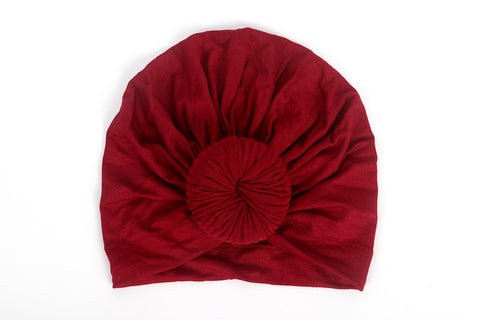 Burgundy (Doughnut turban)