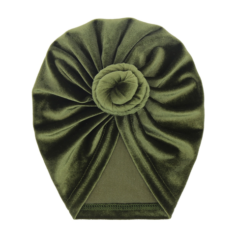 (New) Velvet Top Knot Turban Collection