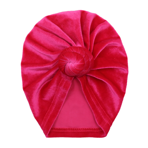 (New) Velvet Top Knot Turban Collection