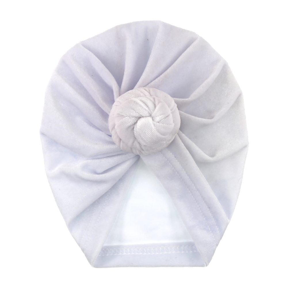 (New) Velvet Top Knot Turban Collection