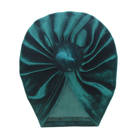 (New) Velvet Top Knot Turban Collection