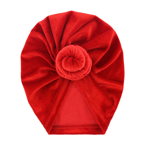 (New) Velvet Top Knot Turban Collection