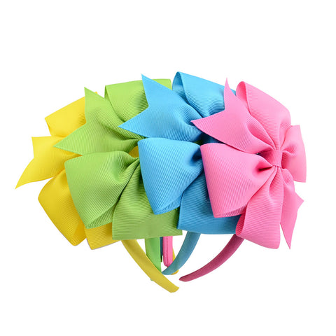 Big bow headbands (12 pack)